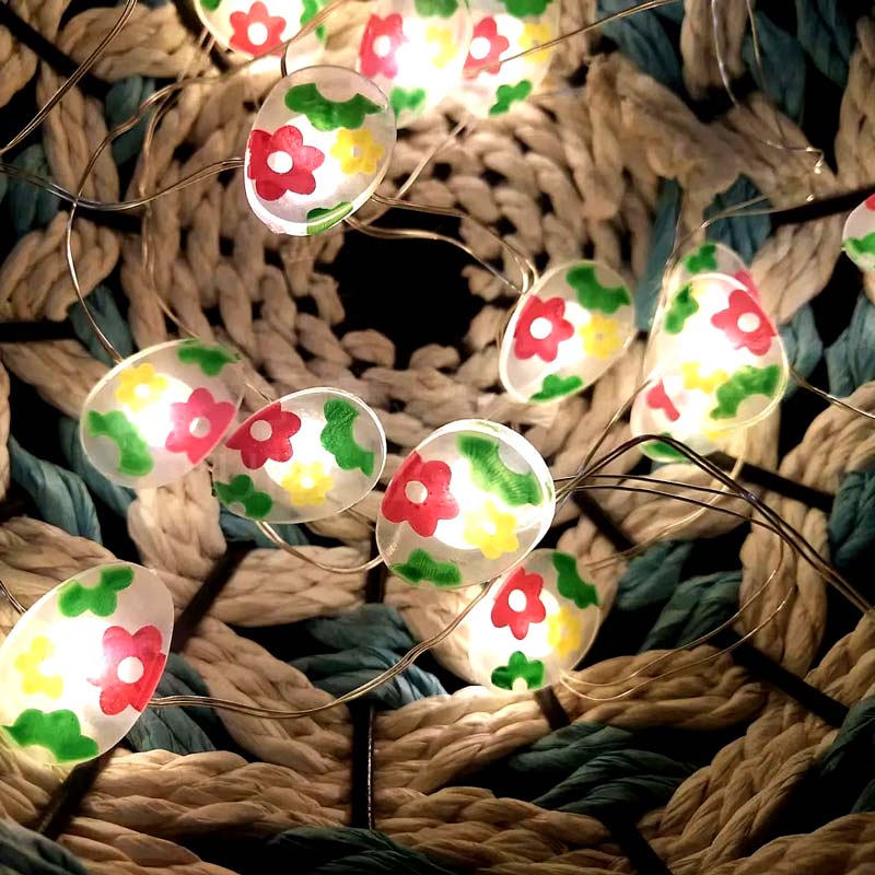 Easter String Lights – Easter Eggs — Seasonal Decor (view 4)