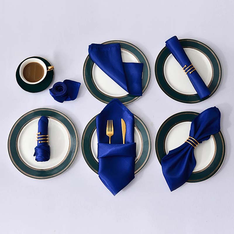 Satin Cloth Napkins – 12 Pieces — Cloth Napkins (view 10)