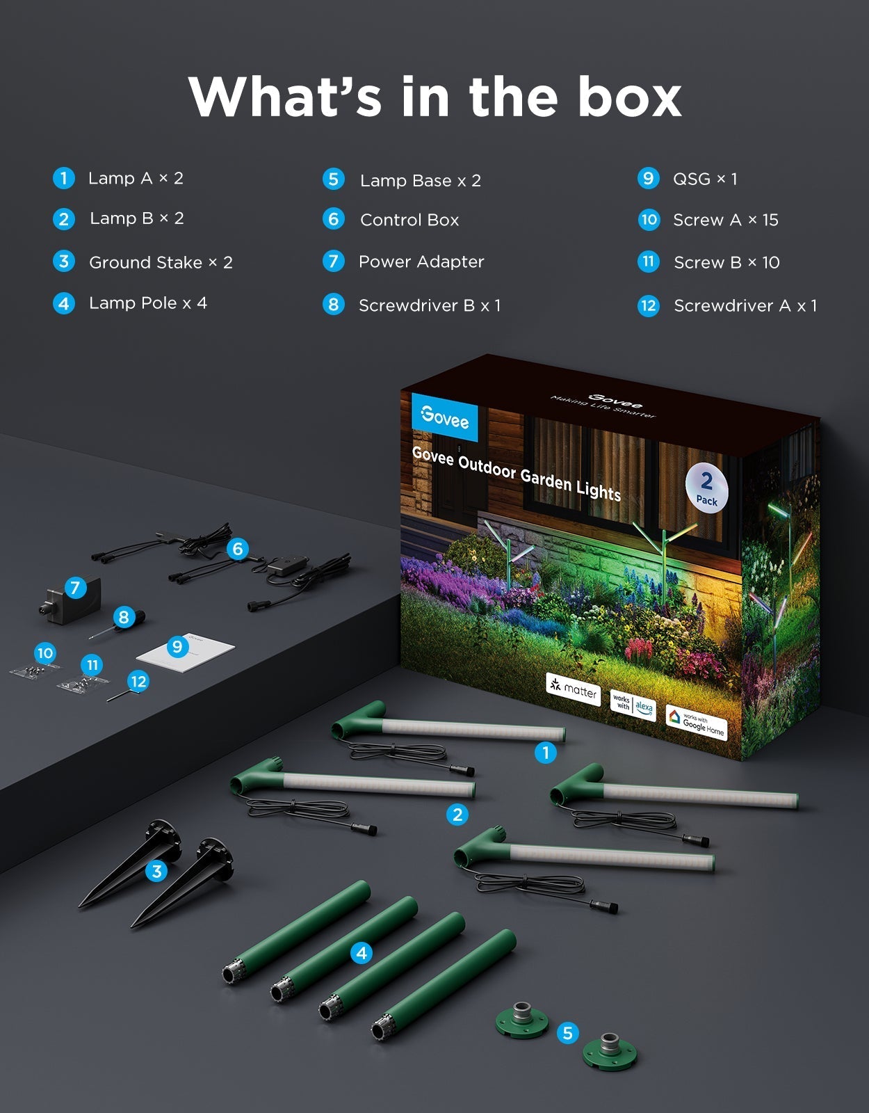 【Business Only】Govee Outdoor Garden Lights