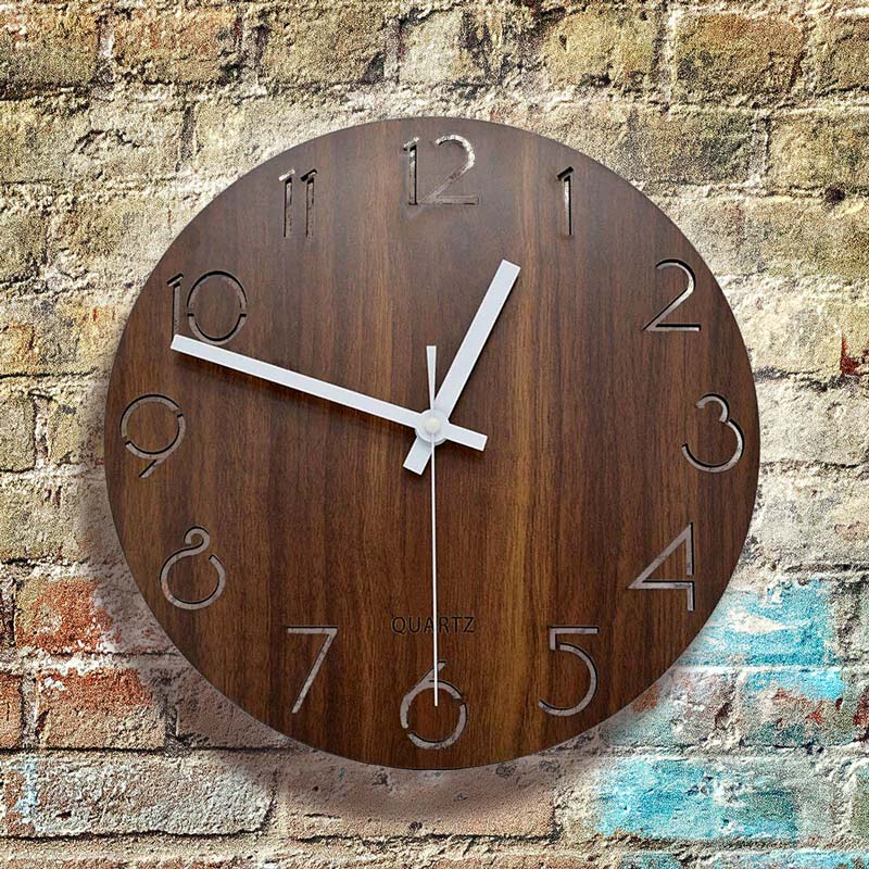 Wood Minimal Wall Clock — Wall Clock
