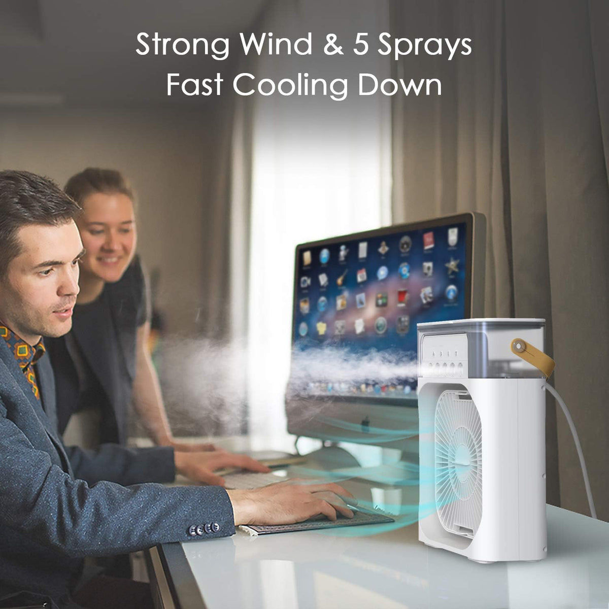 CoolBreeze Personal Air Cooler — home decor (view 8)