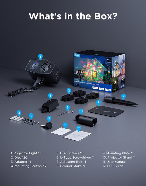 【Business Only】Govee Outdoor Decoration Projector Light