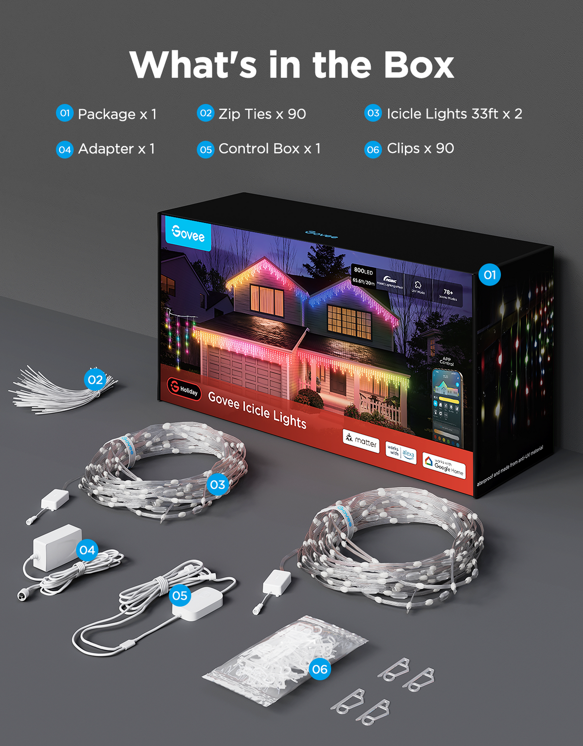 【Business Only】Govee Icicle Lights
