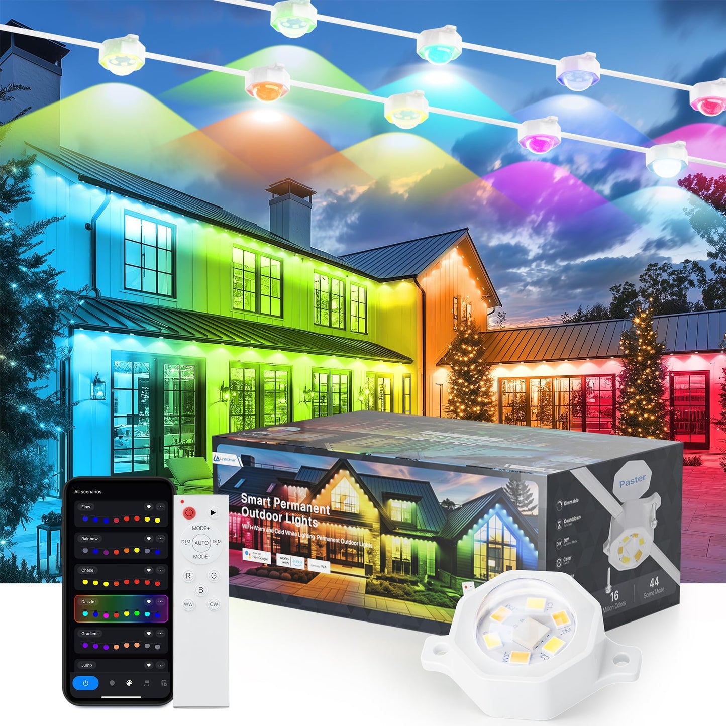 Permanent Outdoor LED Lights — home decor (view 2)