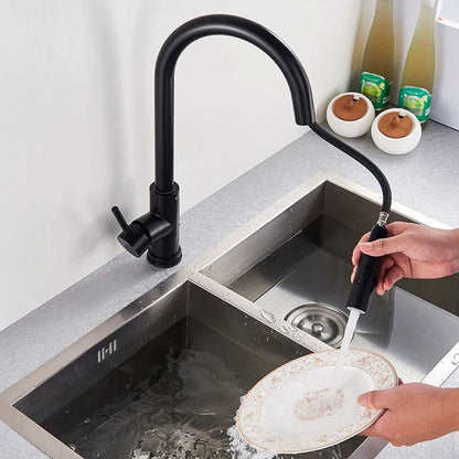 Gourmet Kitchen Faucet – Slim Black Fosco — Kitchen Faucet (view 9)