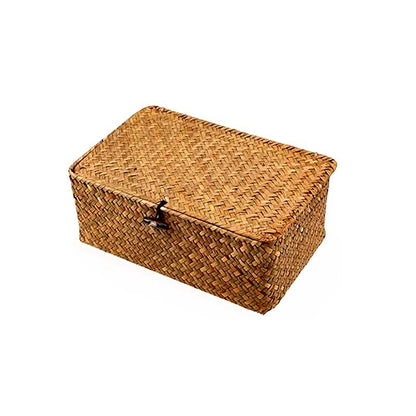 Rectangular Woven Storage Basket — Woven Basket (view 5)