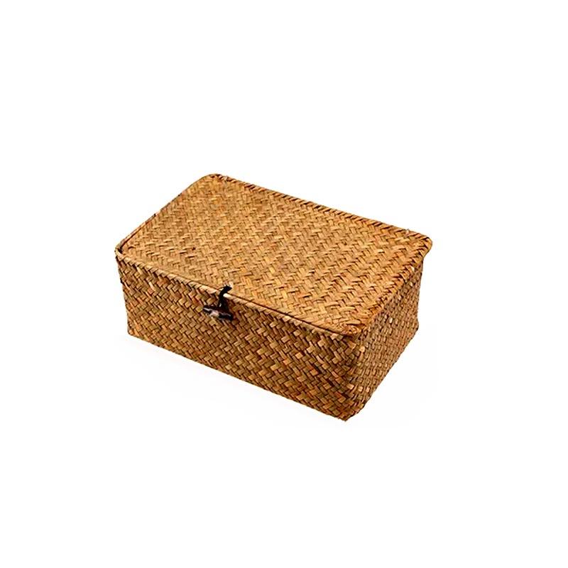 Rectangular Woven Storage Basket — Woven Basket (view 4)