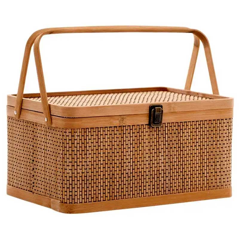Bamboo Storage Basket — Storage Basket (view 2)