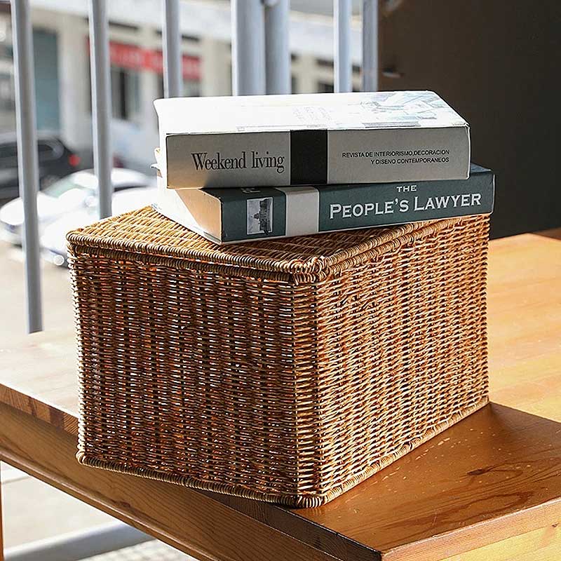 Panier Lidded Storage Basket — Storage Basket (view 3)