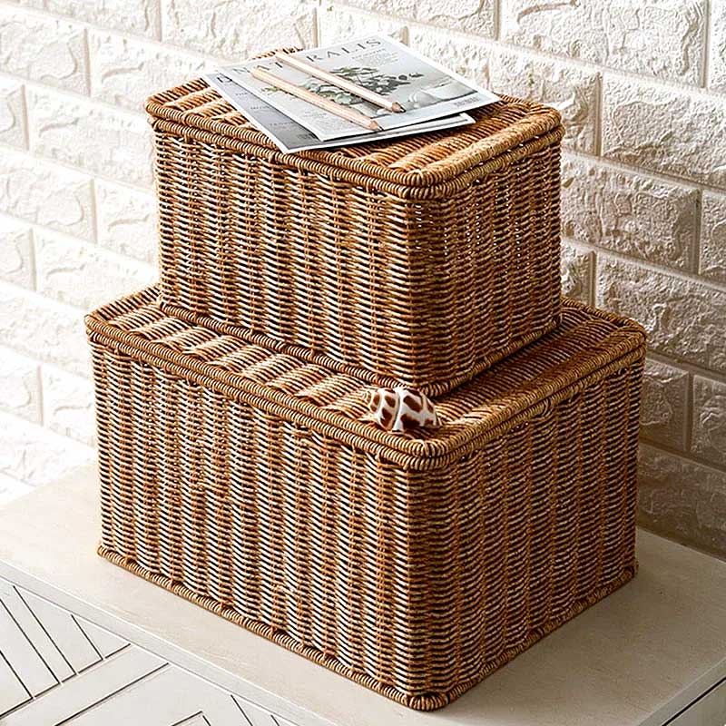 Panier Lidded Storage Basket — Storage Basket (view 2)