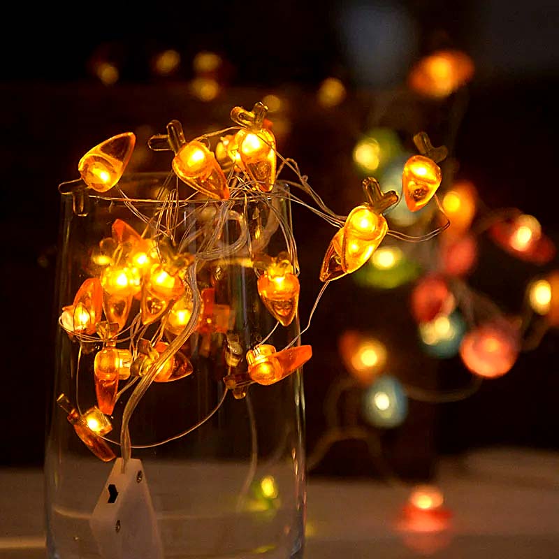 Easter String Lights – Bunny & Carrot — Seasonal Decor (view 3)