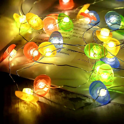Easter String Lights – Easter Eggs — Seasonal Decor (view 3)