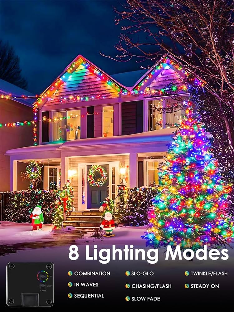 Radiant Solar Christmas Lights — home decor (view 3)