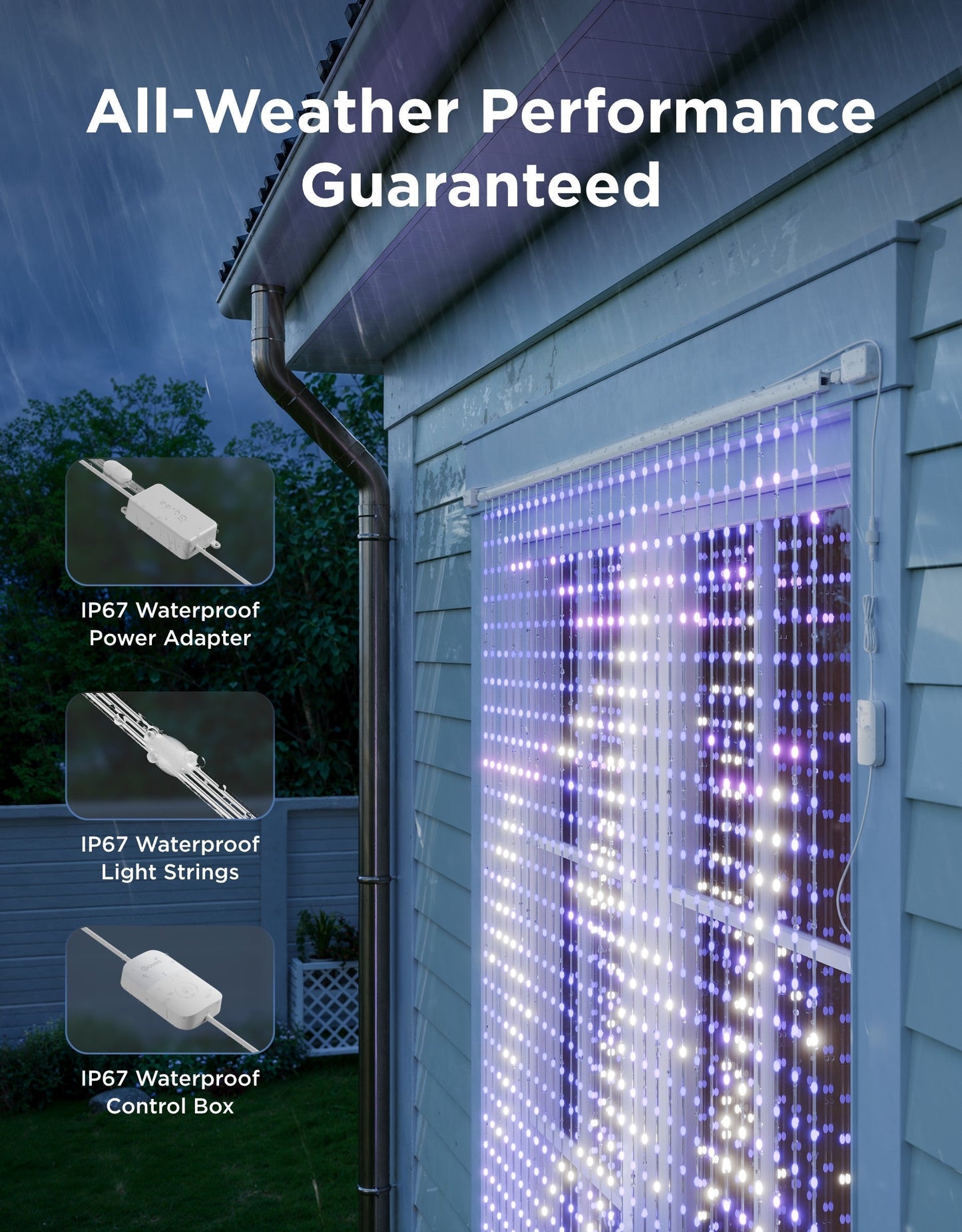 【Business Only】Govee Curtain Lights Pro
