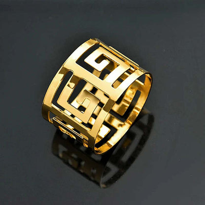 Lux Napkin Rings – 6 Pieces — Napkin Rings (view 4)