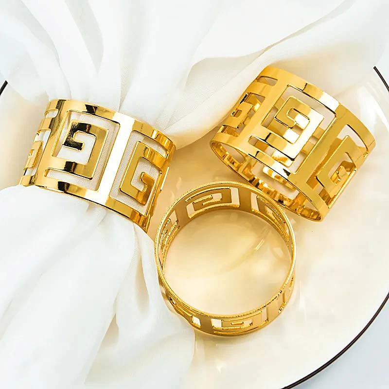 Lux Napkin Rings – 6 Pieces — Napkin Rings (view 6)