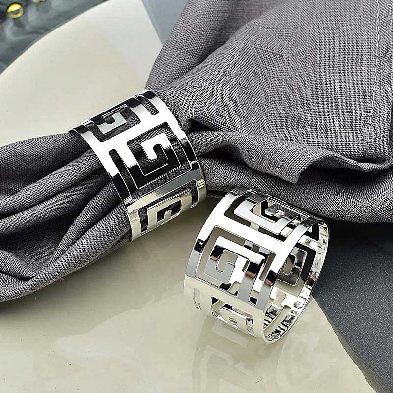 Lux Napkin Rings – 6 Pieces — Napkin Rings