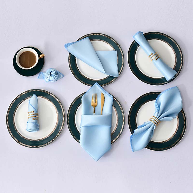 Satin Cloth Napkins – 12 Pieces — Cloth Napkins (view 4)