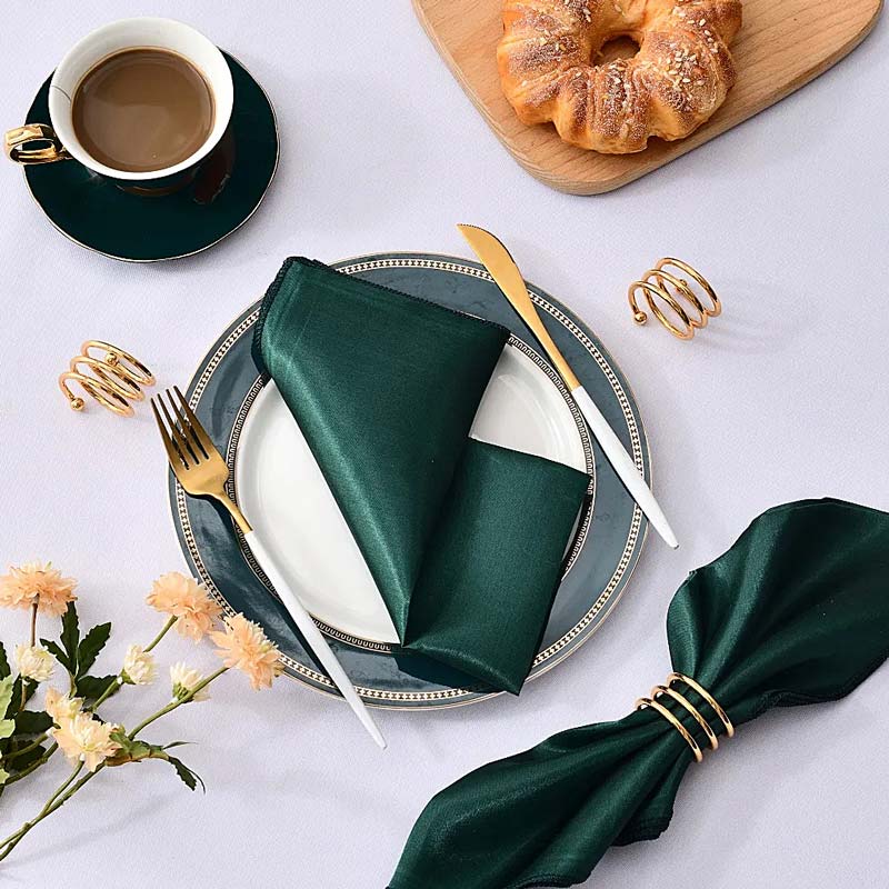 Satin Cloth Napkins – 12 Pieces — Cloth Napkins