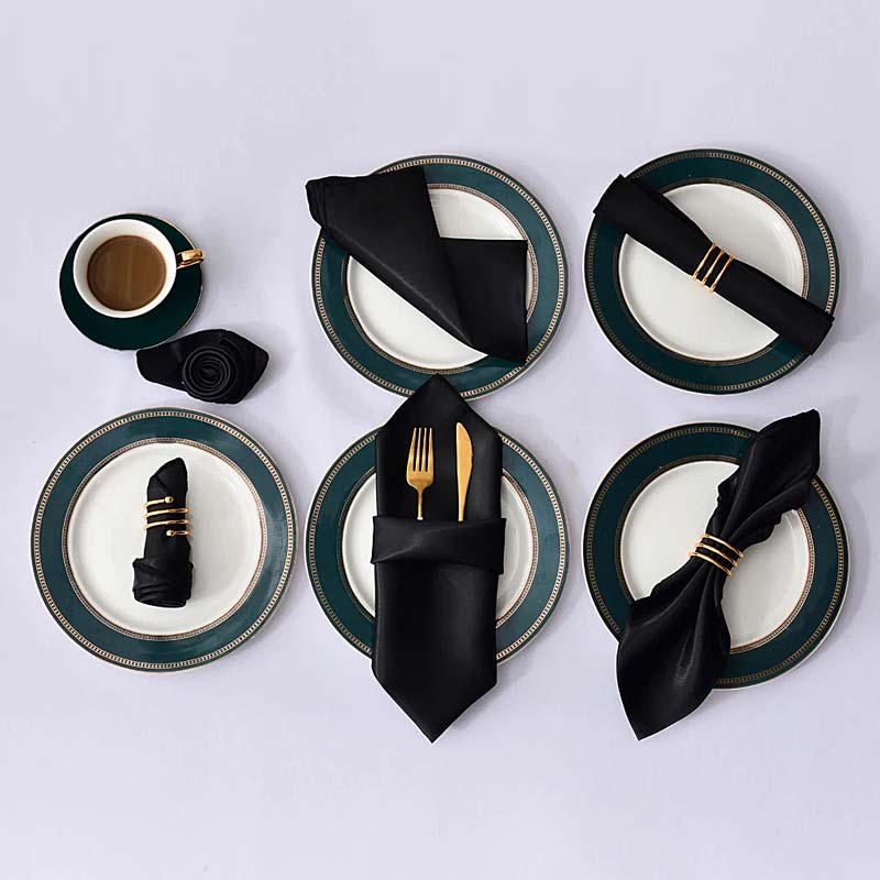 Satin Cloth Napkins – 12 Pieces — Cloth Napkins (view 8)