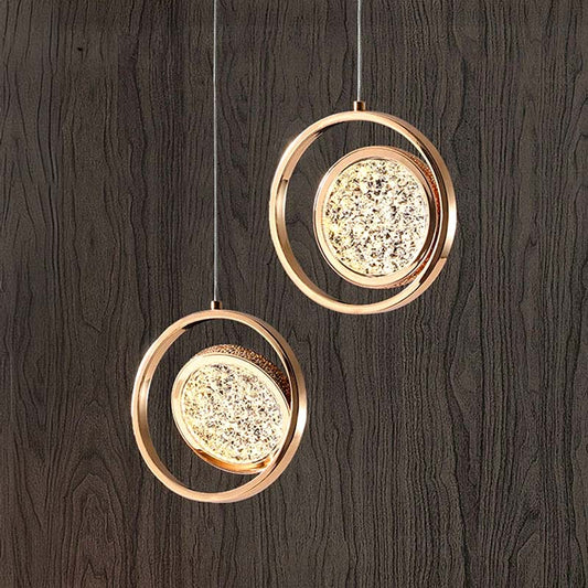 Crystal Halo Pendant Light — Pendant Light