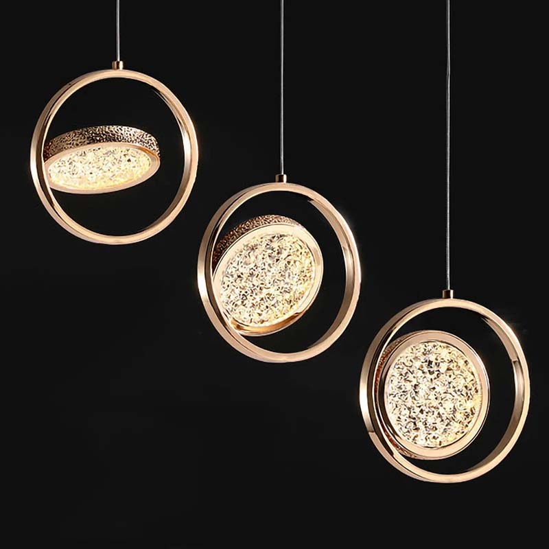 Crystal Halo Pendant Light — Pendant Light (view 4)