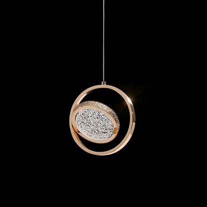 Crystal Halo Pendant Light — Pendant Light (view 2)