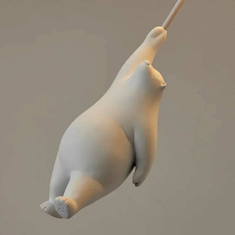 Teddy Bear Moon Ceiling Chandelier — Ceiling Light (view 8)