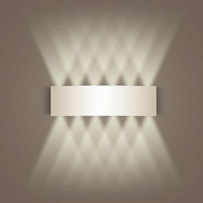 Aluminum White Wall Sconce — Wall Sconce (view 7)