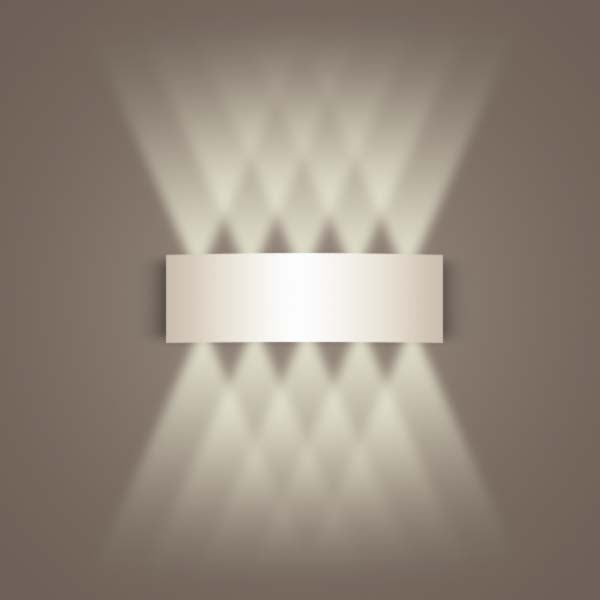 Aluminum White Wall Sconce — Wall Sconce (view 6)