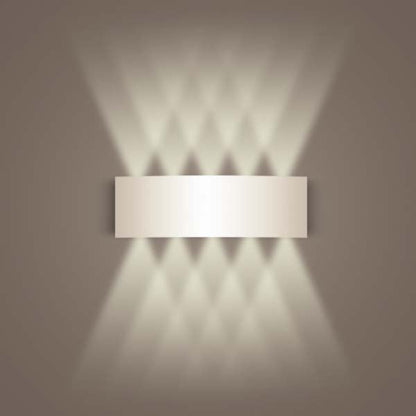 Aluminum White Wall Sconce — Wall Sconce (view 6)