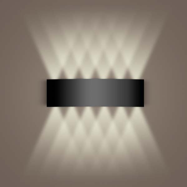 Aluminum Black Wall Sconce — Wall Sconce (view 7)