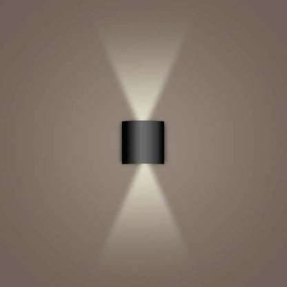 Aluminum Black Wall Sconce — Wall Sconce (view 2)