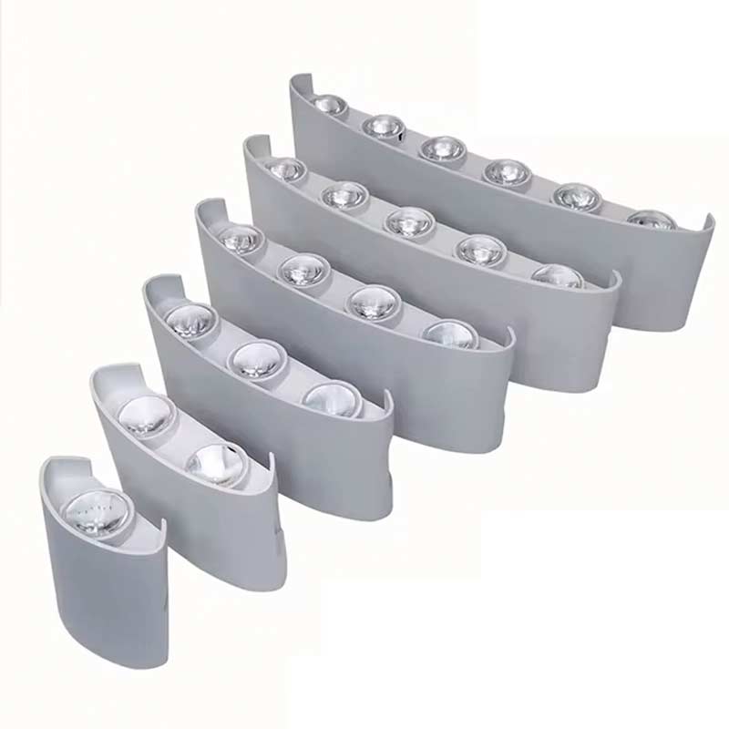 Aluminum White Wall Sconce — Wall Sconce (view 10)