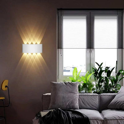 Aluminum White Wall Sconce — Wall Sconce