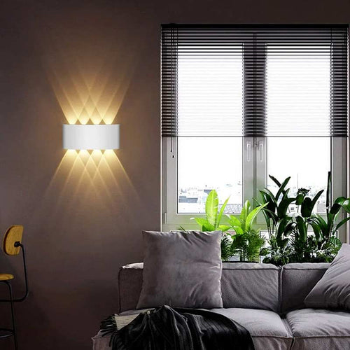 Aluminum White Wall Sconce — Wall Sconce
