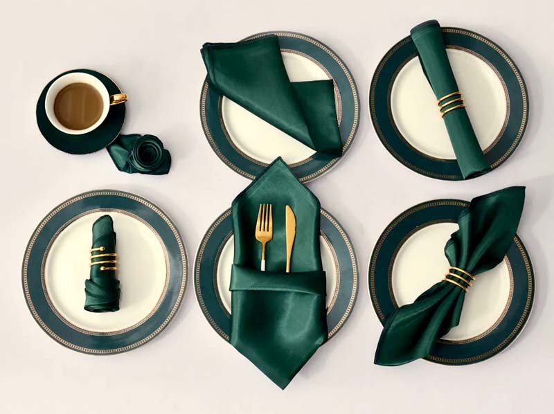 Spiral Napkin Rings – 6 Pieces — Napkin Rings (view 3)