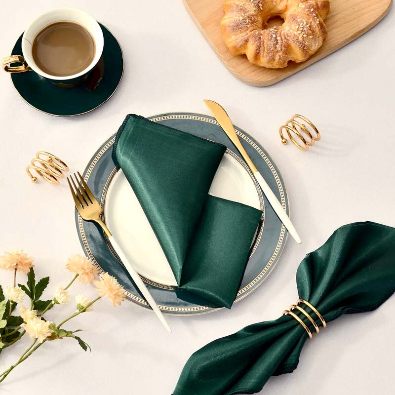 Spiral Napkin Rings – 6 Pieces — Napkin Rings (view 2)