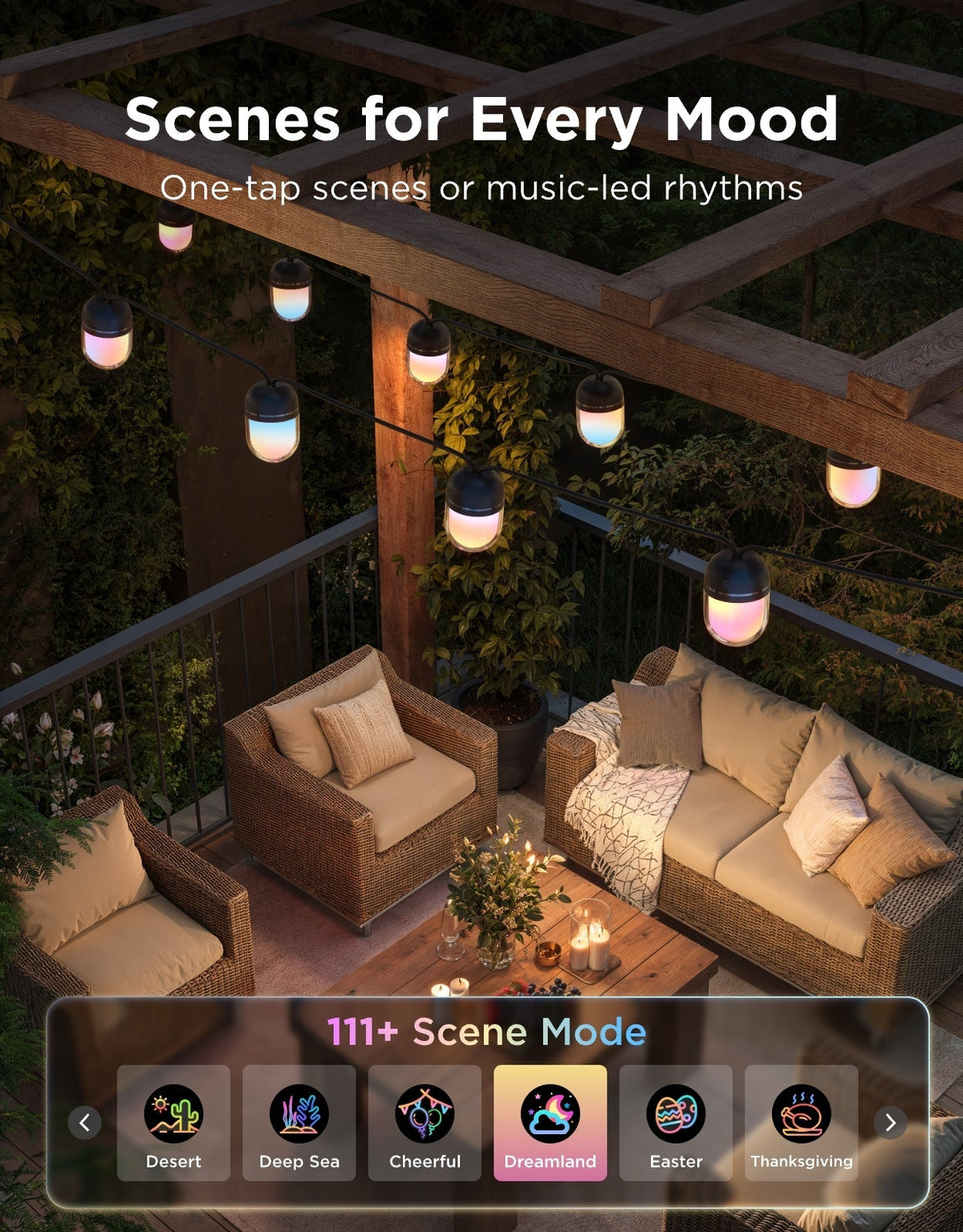 【Business Only】Govee Outdoor Chromatic String Lights