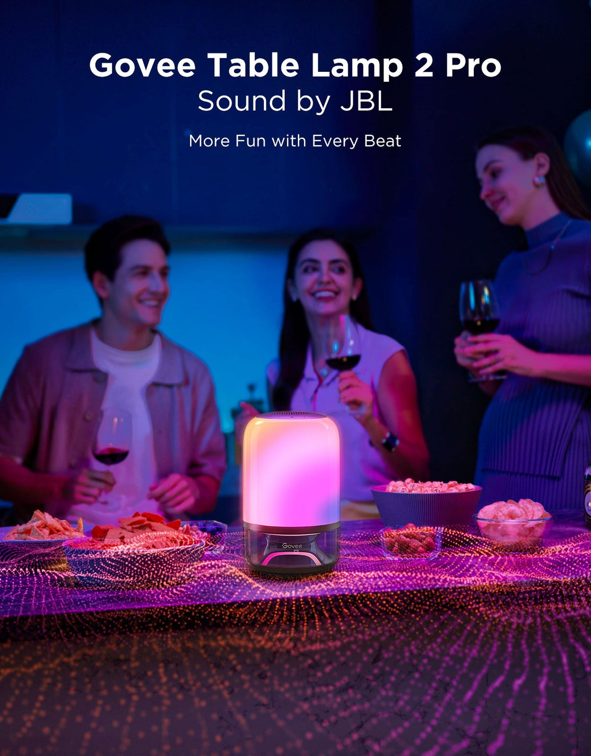 【Business Only】Govee Table Lamp 2 Pro x Sound by JBL