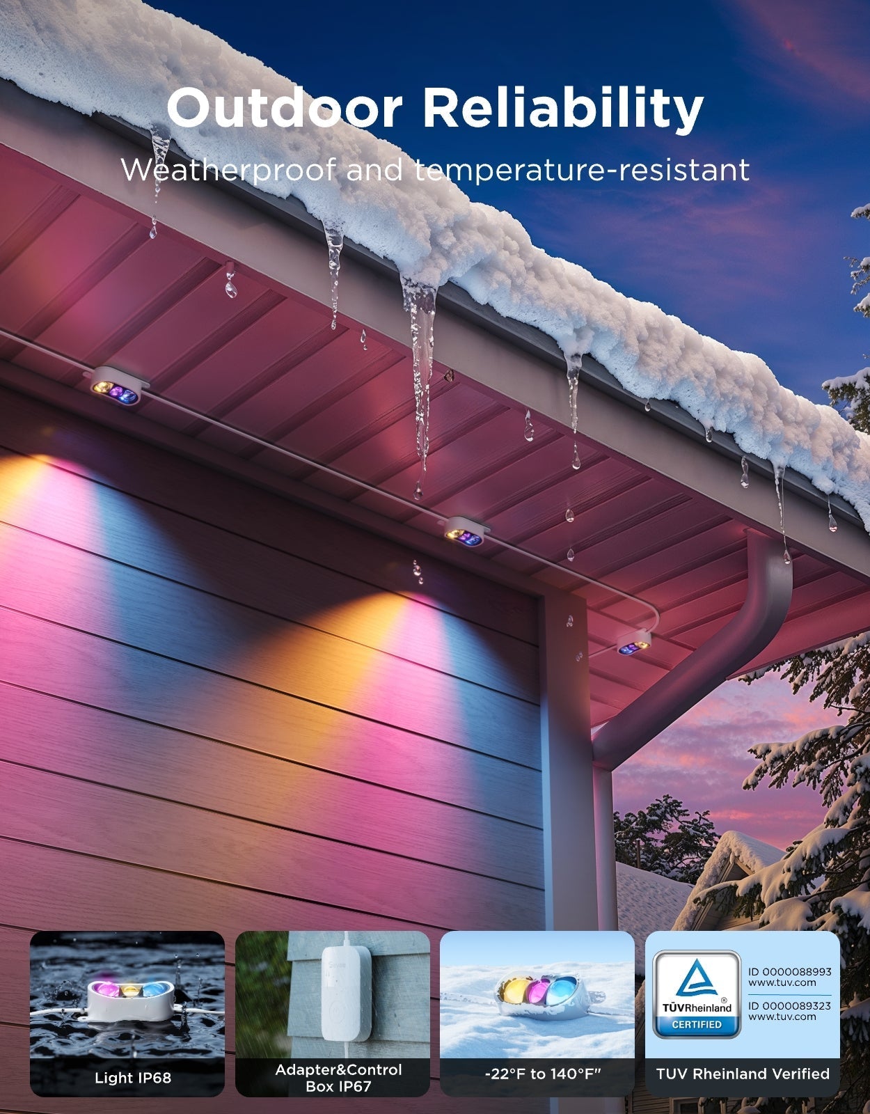 [Super Sale] Govee Permanent Outdoor Lights Prism
