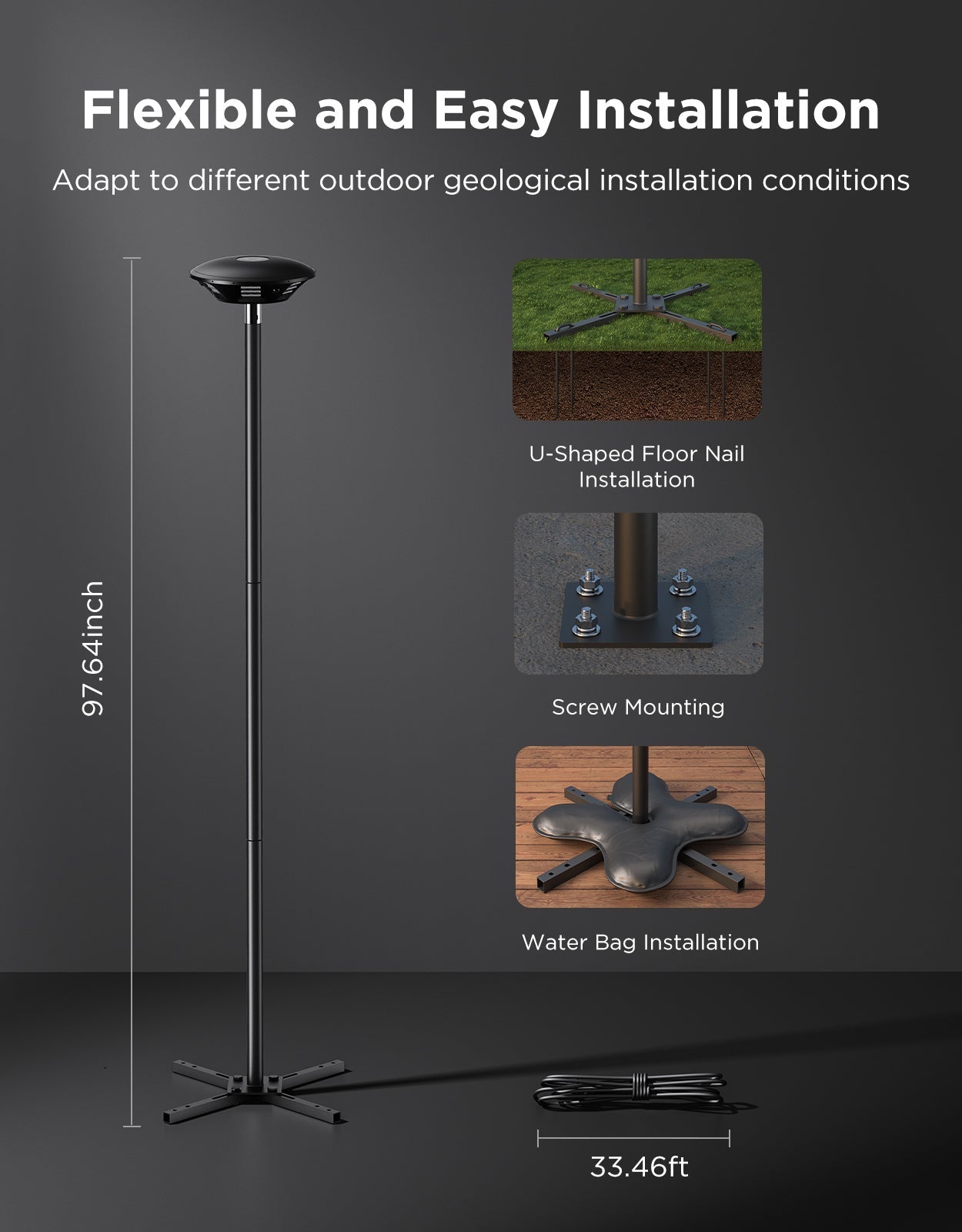 【Business Only】Govee Outdoor Lamp Post Lights