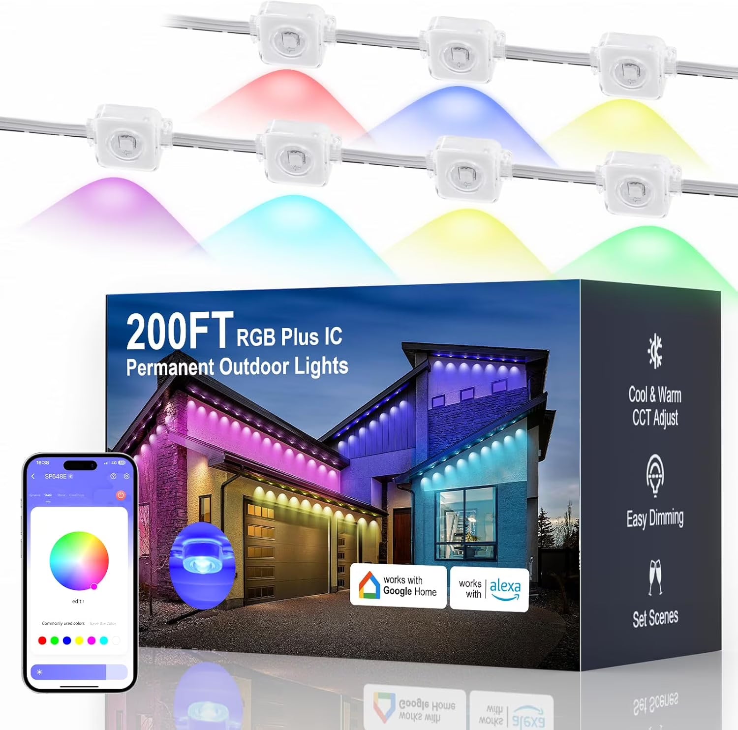 Permanent Outdoor LED Lights — home decor (view 4)