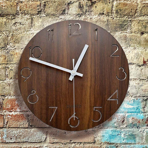 Wood Minimal Wall Clock — Wall Clock