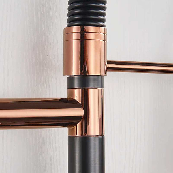 Gourmet Kitchen Faucet – Premium Black Rosé Gold — Kitchen Faucet (view 7)