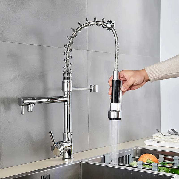 Gourmet Kitchen Faucet – Premium Chrome — Kitchen Faucet (view 2)