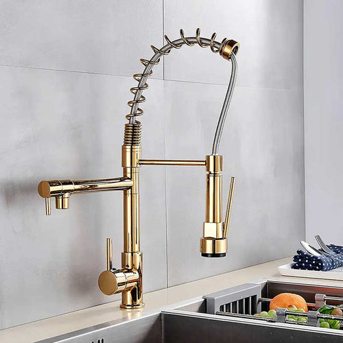 Gourmet Kitchen Faucet – Premium Gold — Kitchen Faucet