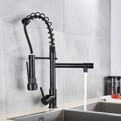 Gourmet Kitchen Faucet – Premium Black Fosca — Kitchen Faucet (view 2)