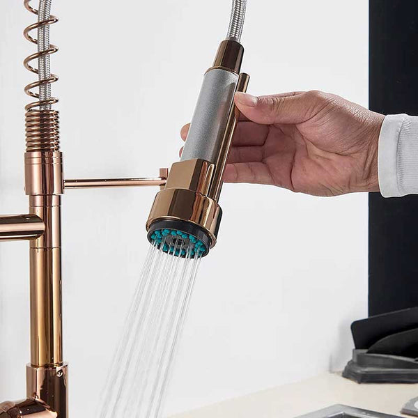 Gourmet Kitchen Faucet – Premium Rosé Gold — Kitchen Faucet (view 5)