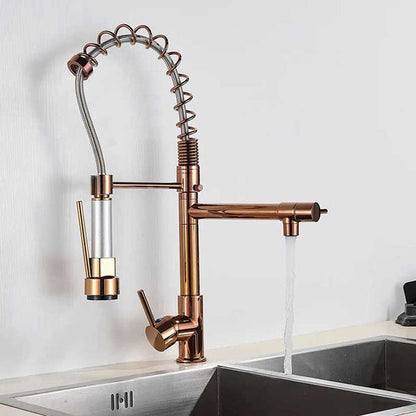 Gourmet Kitchen Faucet – Premium Rosé Gold — Kitchen Faucet (view 4)